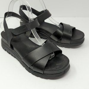 Cole Haan ZeroGrand Black Strap Platform Sandals, Size 9.5